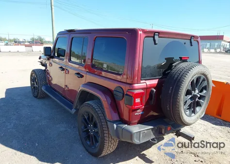 2021 Jeep Wrangler 4Xe Unlimited Sahara 4X4 from USA, damaged, VIN 1C4JJXP69MW861149